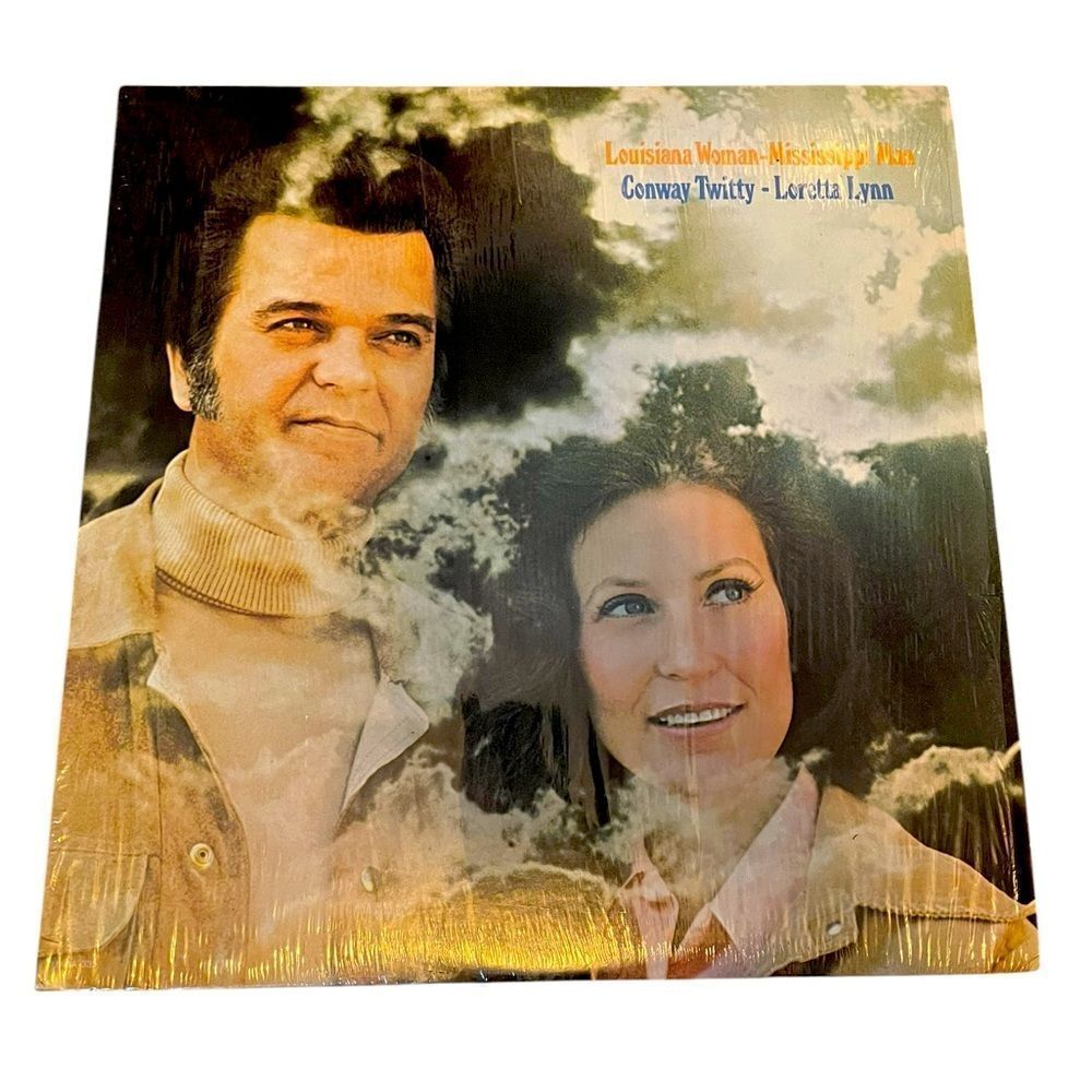 RARE CONWAY TWITTY & LORETTA LYNN LOUISIANA‎ WOMAN MISSISSIPPI MAN LP VINYL